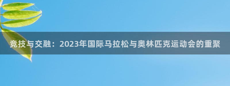 米兰体育：竞技与交融：2023年国际马拉松与奥林匹克运动会的重聚