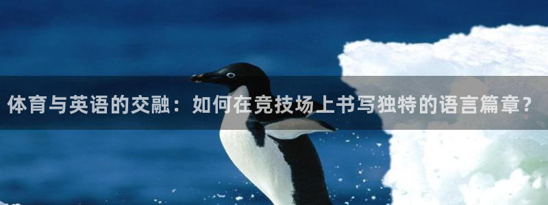 米兰体育官网：体育与英语的交融：如何在竞技场上书写独特的语言篇章？